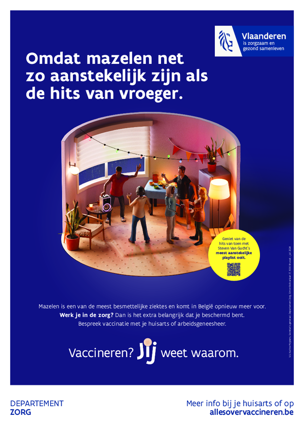 Campagne mazelenvaccinatie in de zorg